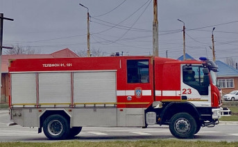 Пожарная машина в Таганроге. Фото ruffnews.ru
