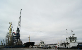 В морском порту Азов. Фото ruffnews.ru
