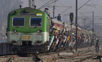 Индийский поезд. Фото drikus.club