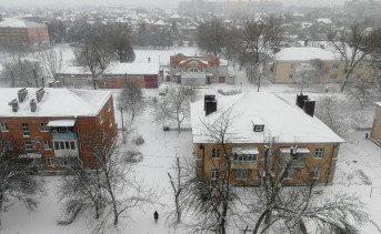 Панорама зимнего Азова. Фото ruffnews.ru