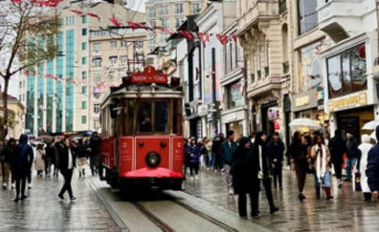 Трамвай в Стамбуле. Фото Оксаны Ласковской