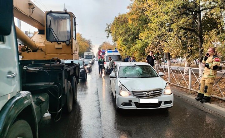 Место ДТП. Фото «Службы Аварком»