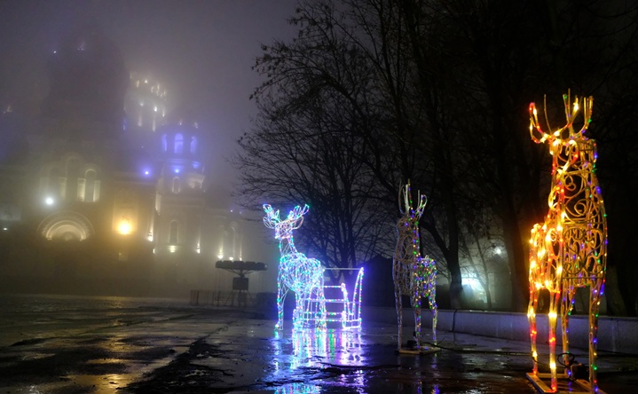 Новогодний Новочеркасск. Фото Никиты Сиденина