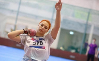 Олеся Жовницкая на соревнованиях в Тольятти. Фото @azovadmin