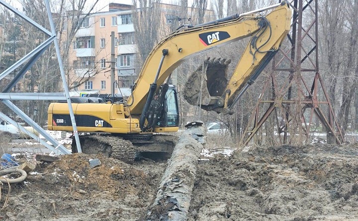 Место аварии. Фото пресс-службы администрации Новочеркасска