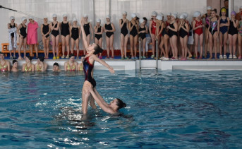 Открытая тренировка в бассейне «Дельфин» в Таганроге. Фото пресс-службы ГБУ ДО РО «СШОР №13»