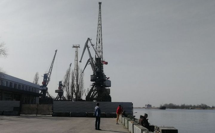 В морском порту Азов. Фото ruffnews.ru