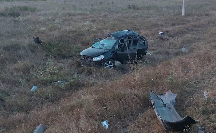 Место ДТП. Фото отдела пропаганды УГАИ по Ростовской области