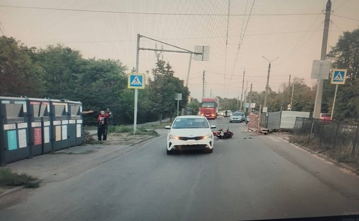 Место ДТП. Фото отдела пропаганды УГАИ по Ростовской области