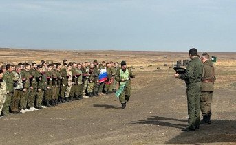 Благословение перед началом военно-полевых сборов. Фото министерства региональной политики и массовых коммуникаций Ростовской области
