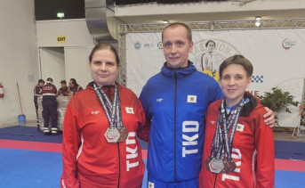 Спортсменки сборной России. Мария Давыдова (справа). Фото предоставлено Марией Давыдовой