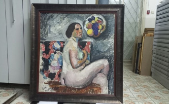 Картина Ильи Машкова «Обнаженная». Фото пресс-службы ТХМ