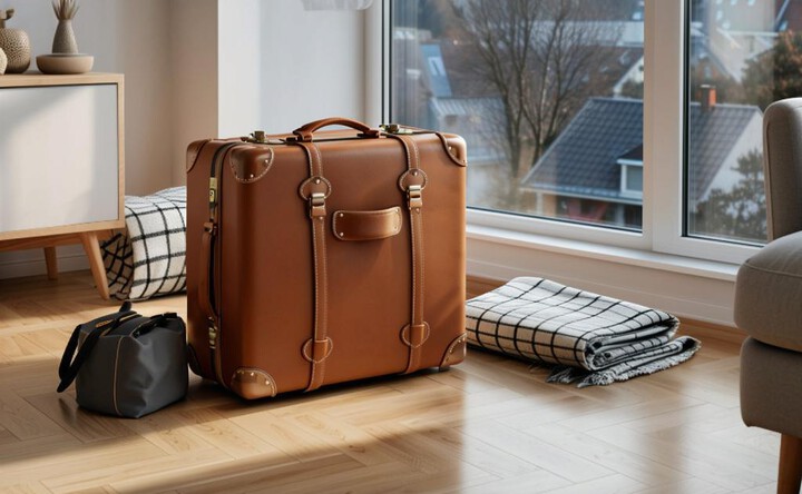 Чемодан. Фото сгенерировано нейросетью Giga Chat