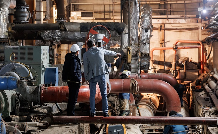 Подготовка к работе котельной. Фото telegram-канала ООО «СИРИУС»