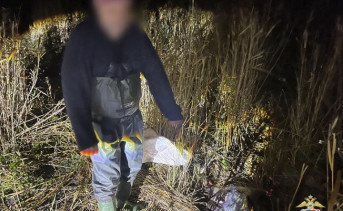 Задержание браконьера. Фото пресс-службы УТ МВД России по СКФО