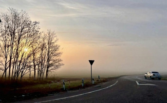 Утренний туман. Фото Елены Анисимовой/ruffnews.ru