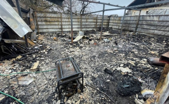 Место происшествия. Фото пресс-службы МЧС Ростовской области