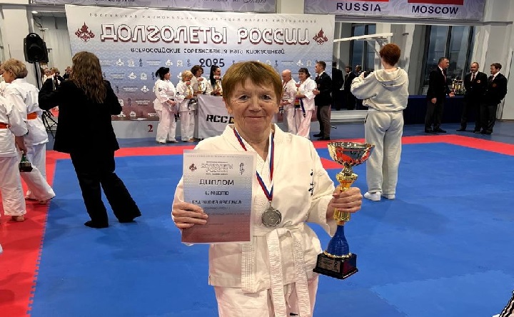 Победительница соревнований Надежда Кудашёва. Фото Александра Шумлянского