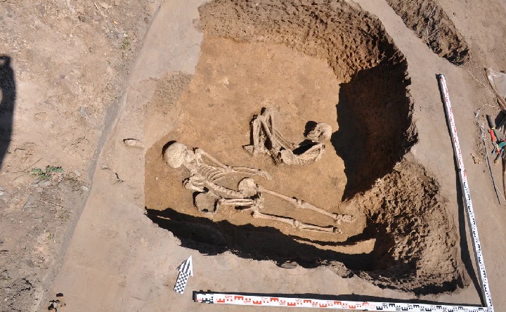 Погребение Елизаветовского городища. Фото ООО «Археологическое общество «Наследие»