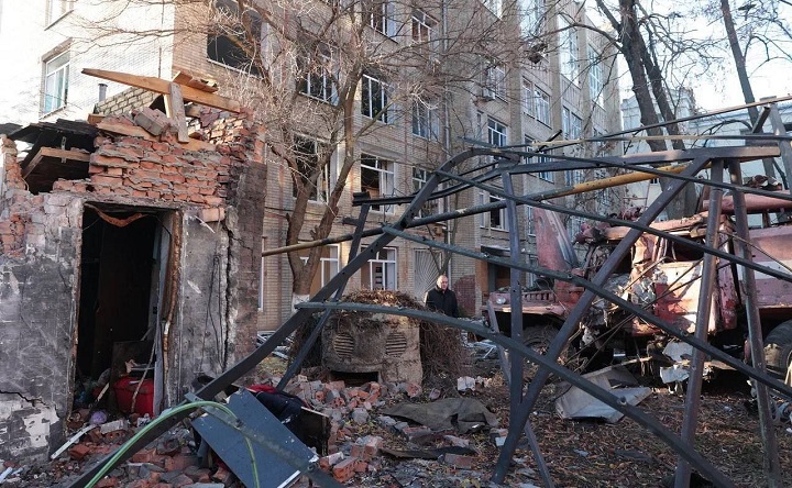 Последствия атаки на Таганрог. Фото telegram-канала Юрия Слюсаря