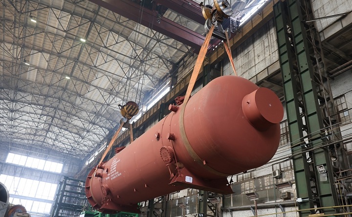 Сепаратор-пароперегреватель производства ТКЗ. Фото пресс-службы завода «Красный котельщик»