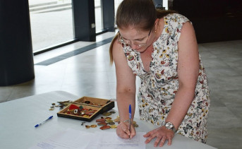 Опись медалей. Фото пресс-службы музея «Самбекские высоты»