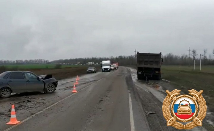 Место ДТП. Фото Госавтоинспекции Ростовской области