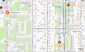 Район, оставшийся без тепла. Фото Яндекс карты