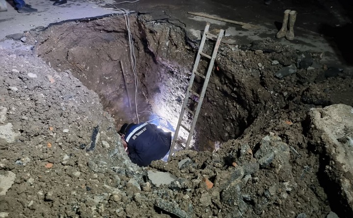 Ремонт теплотрассы в Таганроге. Фото telegram-канала Светланы Камбуловой