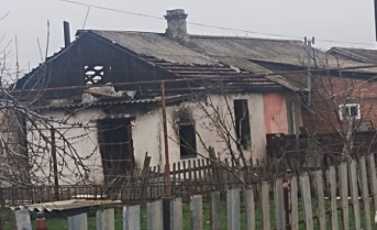 Дом в х.Коса. Фото пресс-службы МЧС по Ростовской области