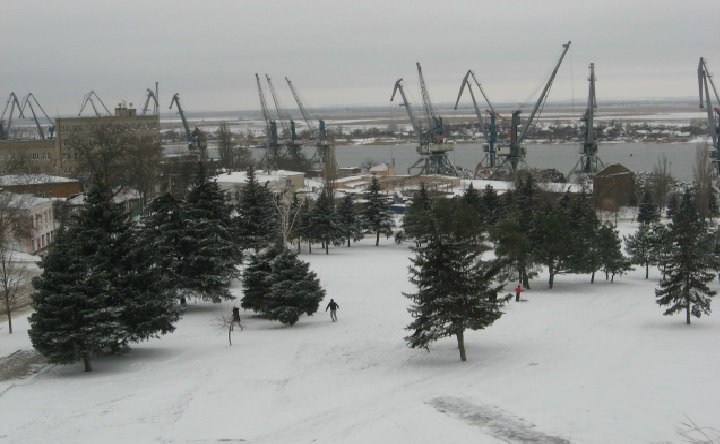 Заснеженный Крепостной Вал. Фото Романа Гурина