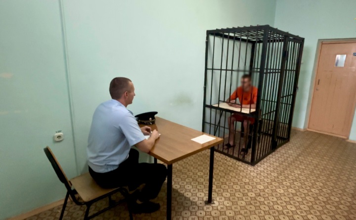 Допрос обвиняемого. Фото пресс-службы ГУ МВД по Брянской области