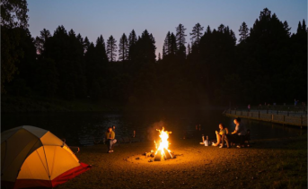 Туристы. Иллюстрация сгенерирована нейросетью Kandinsky