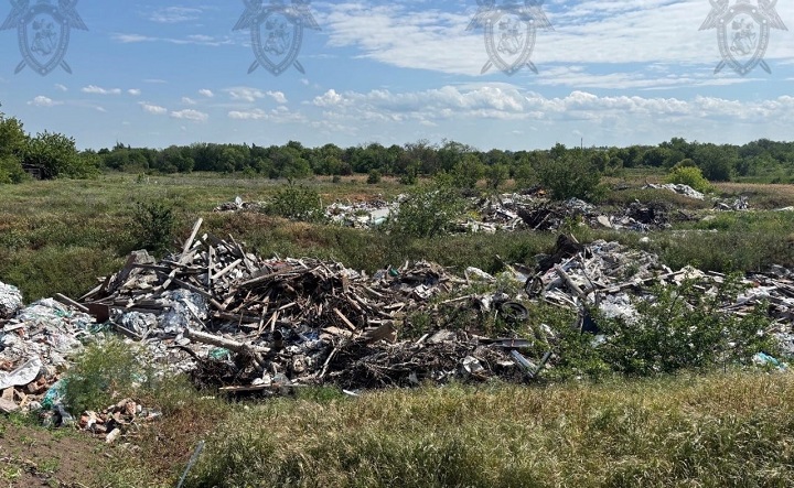 Свалка. Фото пресс-службы Следственного комитета РО