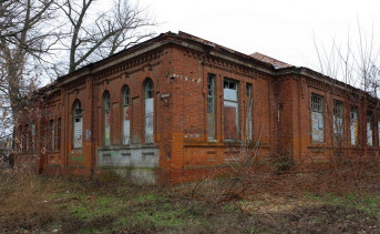 Здание бывшего железнодорожного техникума Таганрога. Фото Анатолия Кузьмина