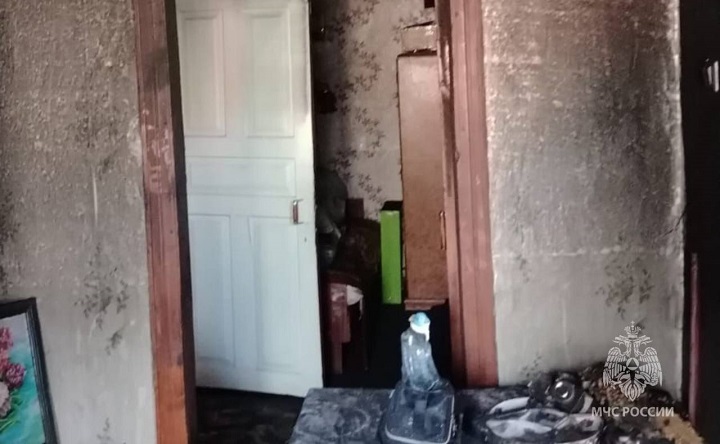 Место происшествия. Фото пресс-службы МЧС Ростовской области