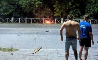 Фото с места происшествия в Новочеркасске. Снимок из соцсети