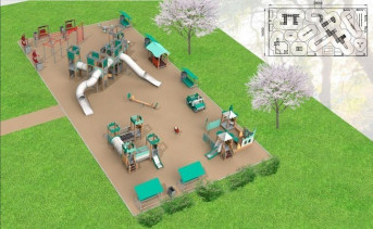 Проект детского городка. Фото telegram–канала Дмитрия Устименко