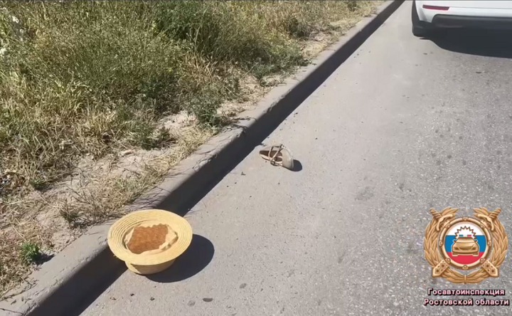 Место ДТП. Фото отдела пропаганды УГАИ по Ростовской области