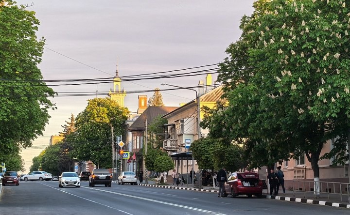 В центре города. Фото Романа Гурина