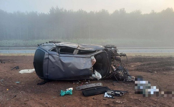 Место ДТП. Фото прокуратуры Тукаевского района Республики Татарстан