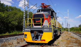Электровоз. Фото пресс-службы «ПК «НЭВЗ»