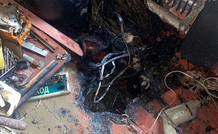 Место происшествия. Фото пресс-службы МЧС Ростовской области