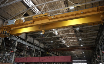 Кран на заводе «Красный котельщик». Фото пресс-службы завода