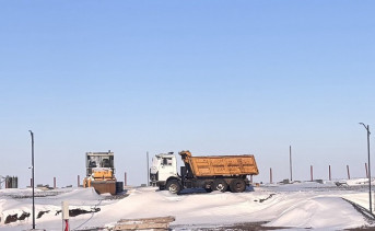 Дорожная техника в январе. Фото ruffnews.ru