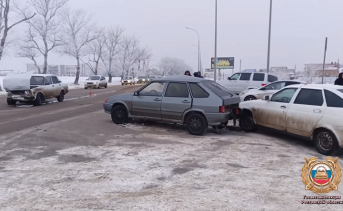 Место ДТП. Фото пресс-службы Госавтоинспекции Ростовской области