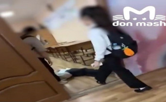 Упавшая девочка. Скрин видео telegram-канала Don Mash