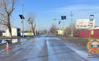 Место ДТП. Фото пресс-службы Госавтоинспекции Ростовской области