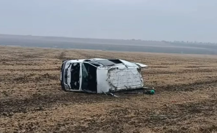 Место ДТП. Фото пресс-службы Госавтоинспекции Ростовской области