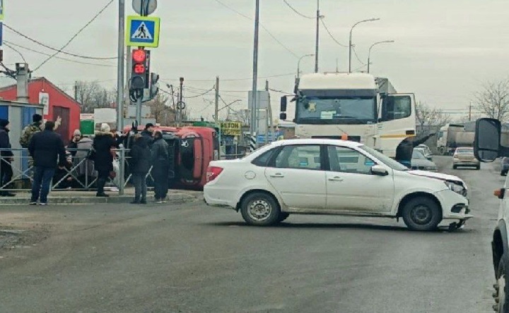 Место аварии. Фото telegram-канала АЗОВ В КУРСЕ